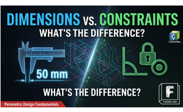 Dimensions vs. Constraints in Autodesk Fusion 360: What's the Difference?